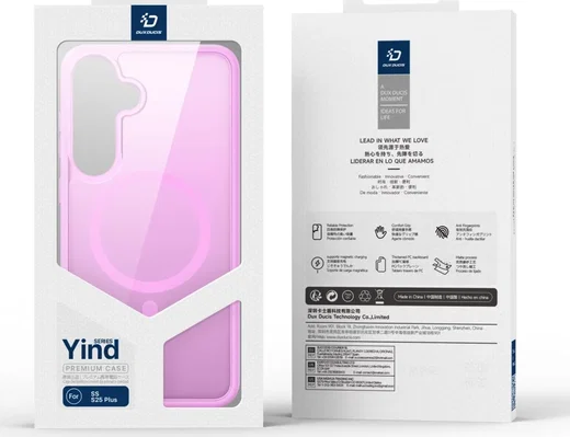 Dux Ducis Yind Samsung Galaxy S25 Plus Hoesje MagSafe / Qi2 Back Cover Roze afbeelding 9