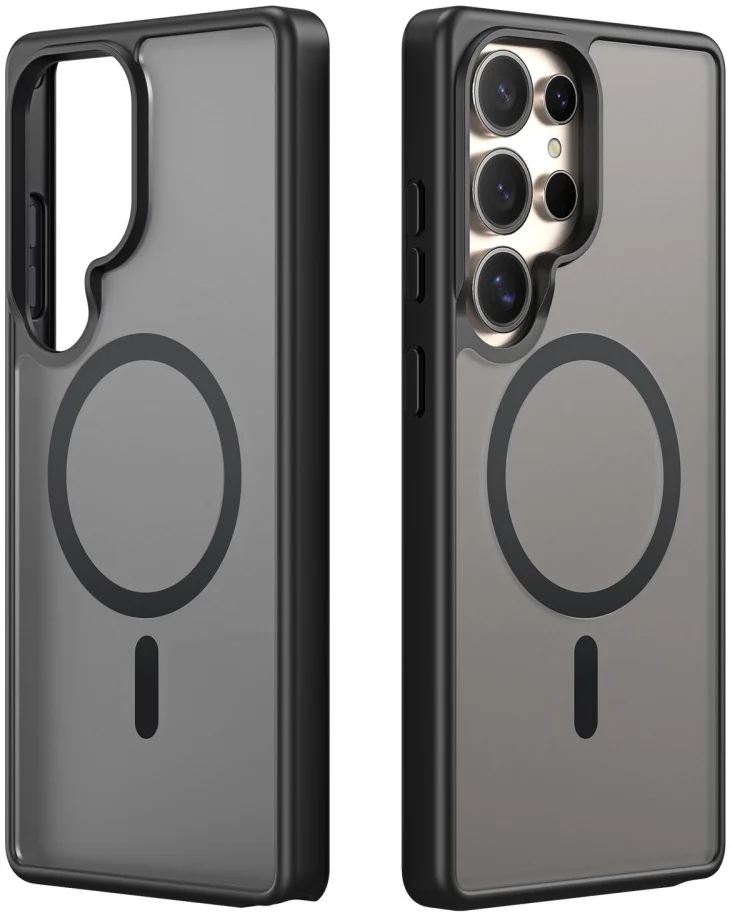 Dux Ducis Yind Samsung Galaxy S25 Ultra Hoesje MagSafe / Qi2 Back Cover Zwart afbeelding 2