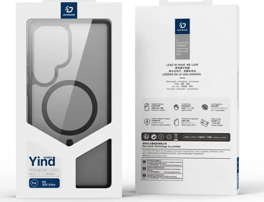 Dux Ducis Yind Samsung Galaxy S25 Ultra Hoesje MagSafe / Qi2 Back Cover Zwart afbeelding 9
