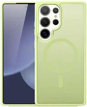 Dux Ducis Yind Samsung Galaxy S25 Ultra Hoesje MagSafe / Qi2 Back Cover Groen