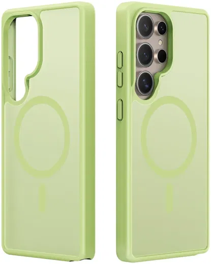 Dux Ducis Yind Samsung Galaxy S25 Ultra Hoesje MagSafe / Qi2 Back Cover Groen afbeelding 2