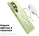Dux Ducis Yind Samsung Galaxy S25 Ultra Hoesje MagSafe / Qi2 Back Cover Groen afbeelding 4