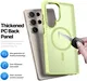 Dux Ducis Yind Samsung Galaxy S25 Ultra Hoesje MagSafe / Qi2 Back Cover Groen afbeelding 5