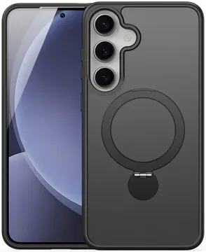 Dux Ducis Yind Samsung Galaxy S25 Hoesje 360° MagSafe / Qi2 Stand Zwart