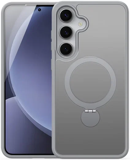 Dux Ducis Yind Samsung Galaxy S25 Plus Hoesje 360° MagSafe / Qi2 Stand Grijs afbeelding 1