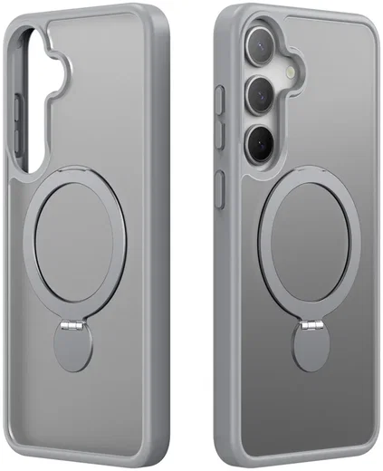 Dux Ducis Yind Samsung Galaxy S25 Plus Hoesje 360° MagSafe / Qi2 Stand Grijs afbeelding 2