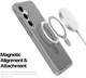 Dux Ducis Yind Samsung Galaxy S25 Plus Hoesje 360° MagSafe / Qi2 Stand Grijs afbeelding 4
