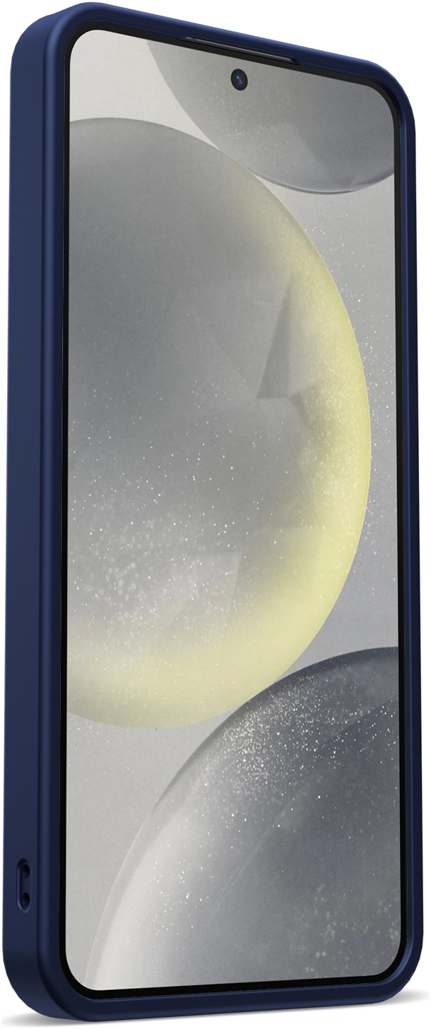 Samsung Galaxy S25 Hoesje met MagSafe / Qi2 Back Cover Matte Donkerblauw afbeelding 17
