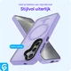 Samsung Galaxy S25 Hoesje met MagSafe / Qi2 Back Cover Matte Violet afbeelding 2