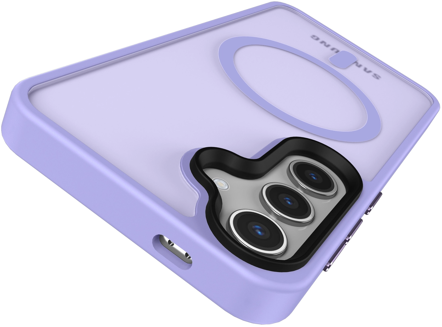 Samsung Galaxy S25 Hoesje met MagSafe / Qi2 Back Cover Matte Violet afbeelding 17
