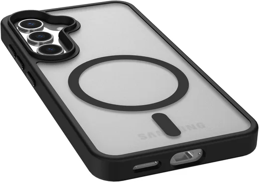Samsung Galaxy S25 Hoesje met MagSafe / Qi2 Back Cover Matte Zwart afbeelding 13