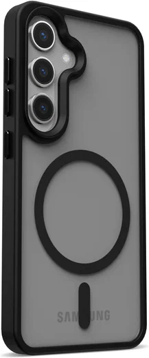 Samsung Galaxy S25 Hoesje met MagSafe / Qi2 Back Cover Matte Zwart afbeelding 17