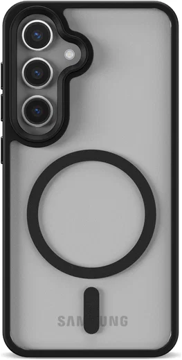 Samsung Galaxy S25 Hoesje met MagSafe / Qi2 Back Cover Matte Zwart afbeelding 10