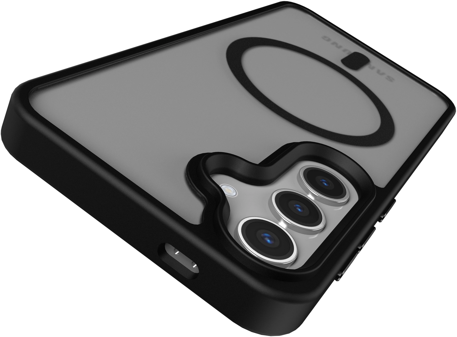 Samsung Galaxy S25 Hoesje met MagSafe / Qi2 Back Cover Matte Zwart afbeelding 12