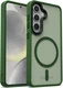 Samsung Galaxy S25 Hoesje met MagSafe / Qi2 Back Cover Matte Groen afbeelding 14