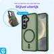 Samsung Galaxy S25 Hoesje met MagSafe / Qi2 Back Cover Matte Groen afbeelding 7