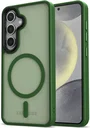 Samsung Galaxy S25 Hoesje met MagSafe / Qi2 Back Cover Matte Groen