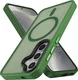Samsung Galaxy S25 Hoesje met MagSafe / Qi2 Back Cover Matte Groen afbeelding 11