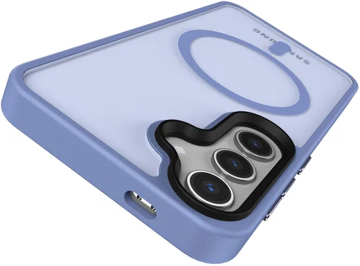 Samsung Galaxy S25 Hoesje met MagSafe / Qi2 Back Cover Matte Blauw afbeelding 12