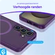 Samsung Galaxy S25 Plus Hoesje met MagSafe / Qi2 Back Cover Matte Paars afbeelding 7