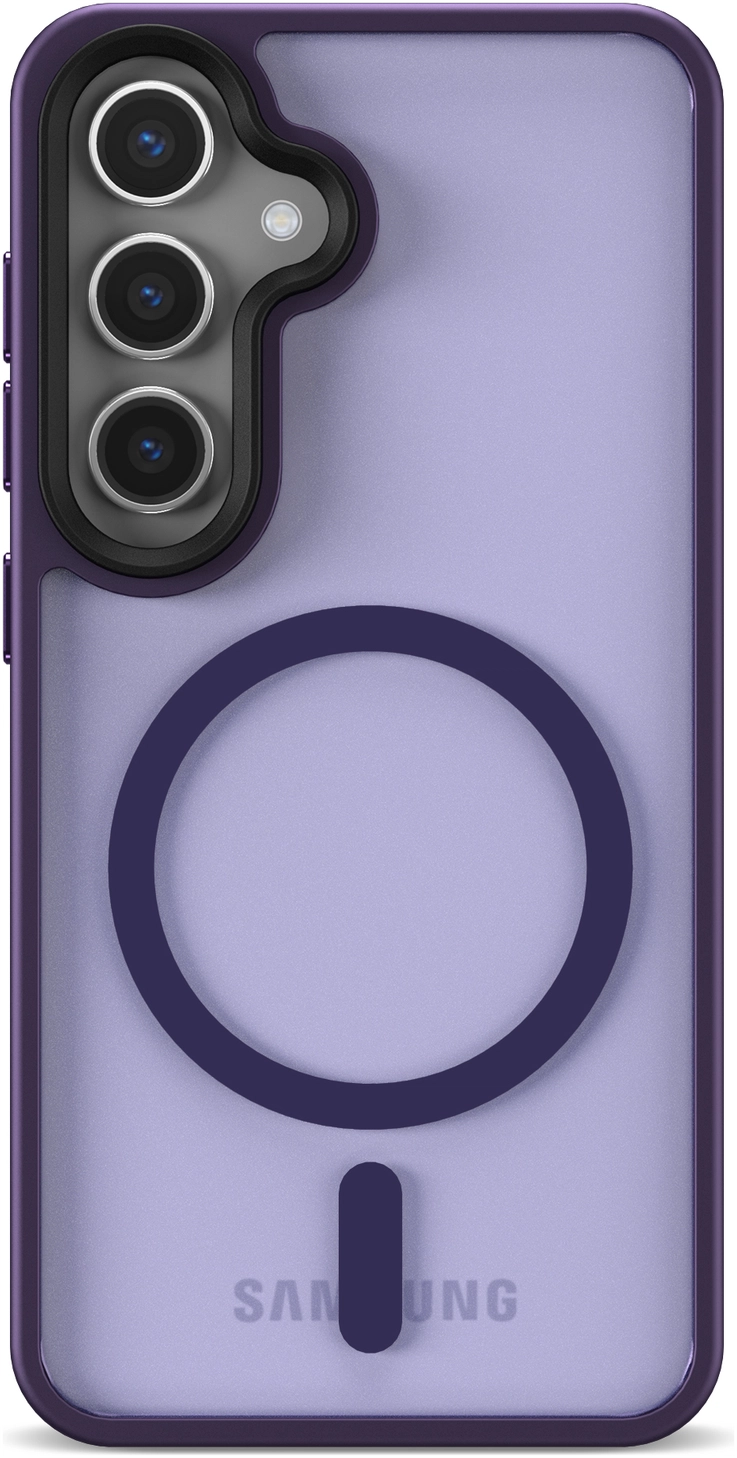 Samsung Galaxy S25 Plus Hoesje met MagSafe / Qi2 Back Cover Matte Paars afbeelding 10
