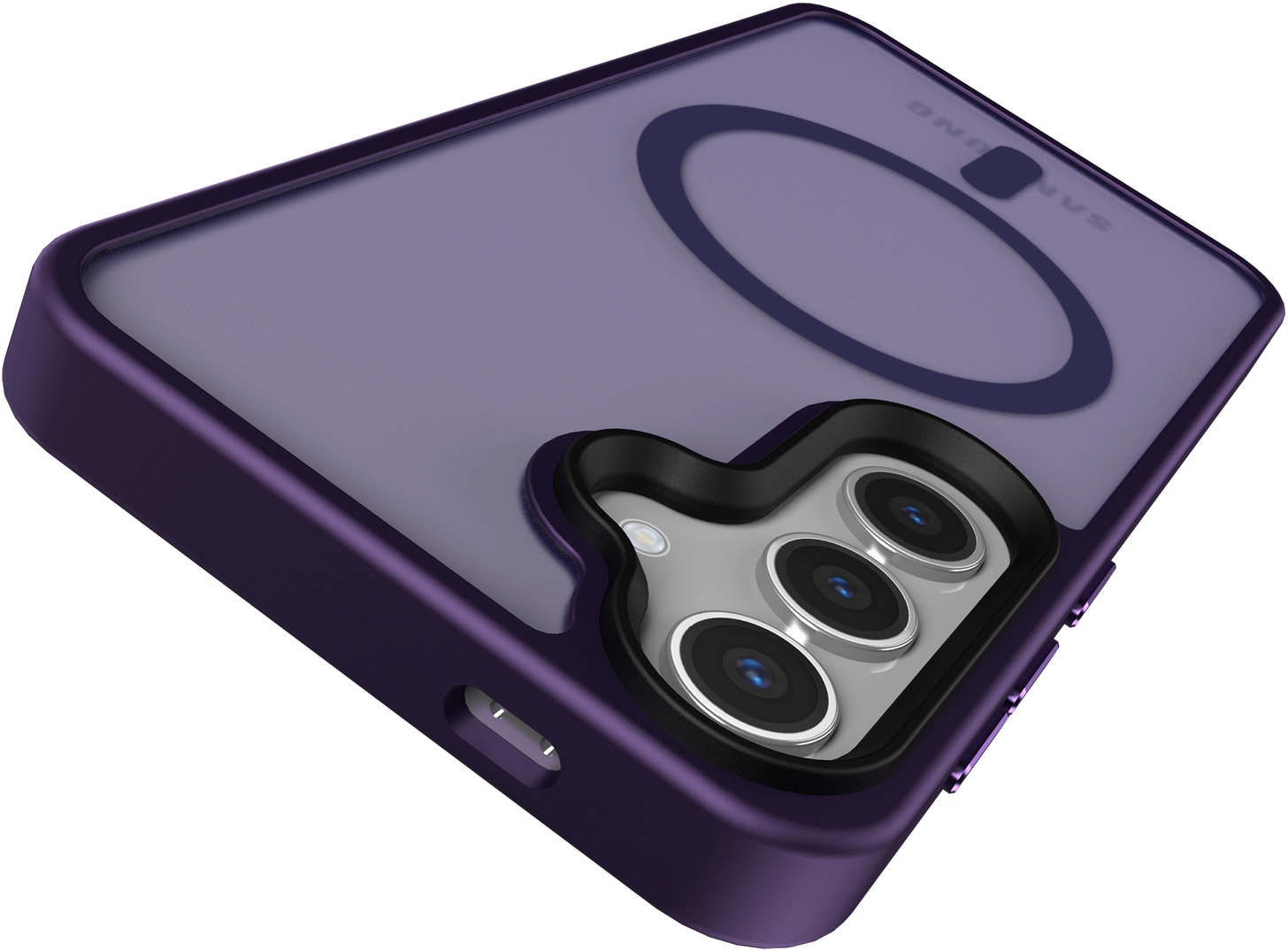Samsung Galaxy S25 Plus Hoesje met MagSafe / Qi2 Back Cover Matte Paars afbeelding 12