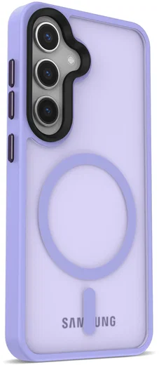 Samsung Galaxy S25 Plus Hoesje met MagSafe / Qi2 Back Cover Matte Violet afbeelding 17