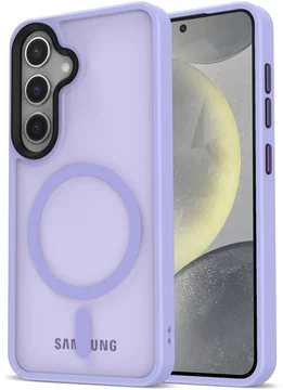 Samsung Galaxy S25 Plus Hoesje met MagSafe / Qi2 Back Cover Matte Violet