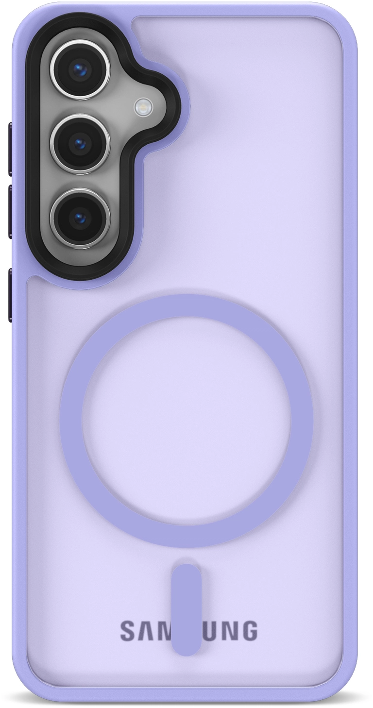 Samsung Galaxy S25 Plus Hoesje met MagSafe / Qi2 Back Cover Matte Violet afbeelding 10
