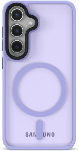 Samsung Galaxy S25 Plus Hoesje met MagSafe / Qi2 Back Cover Matte Violet afbeelding 10