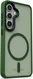 Samsung Galaxy S25 Plus Hoesje met MagSafe / Qi2 Back Cover Matte Groen afbeelding 17