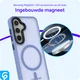 Samsung Galaxy S25 Plus Hoesje met MagSafe / Qi2 Back Cover Matte Blauw afbeelding 4