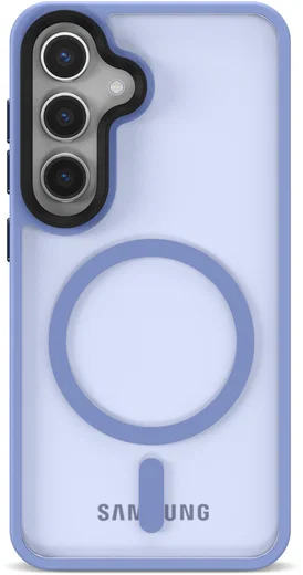 Samsung Galaxy S25 Plus Hoesje met MagSafe / Qi2 Back Cover Matte Blauw afbeelding 10