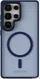 Samsung Galaxy S25 Ultra Hoesje met MagSafe / Qi2 Back Cover Matte Donker Blauw afbeelding 11