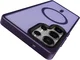 Samsung Galaxy S25 Ultra Hoesje met MagSafe / Qi2 Back Cover Matte Paars afbeelding 12