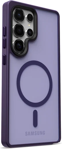 Samsung Galaxy S25 Ultra Hoesje met MagSafe / Qi2 Back Cover Matte Paars afbeelding 18