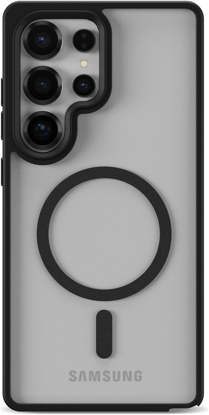 Samsung Galaxy S25 Ultra Hoesje met MagSafe / Qi2 Back Cover Matte Zwart afbeelding 11