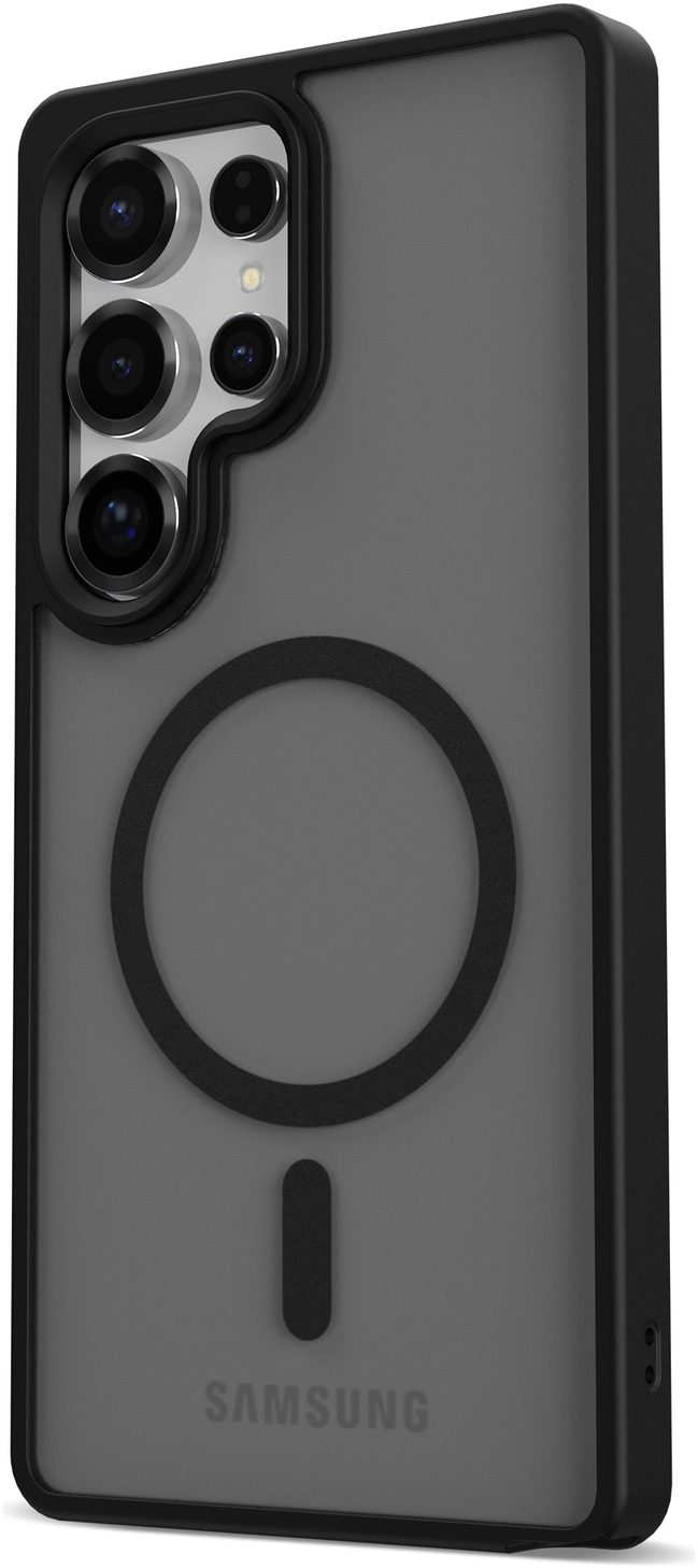 Samsung Galaxy S25 Ultra Hoesje met MagSafe / Qi2 Back Cover Matte Zwart afbeelding 17