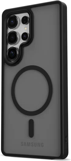 Samsung Galaxy S25 Ultra Hoesje met MagSafe / Qi2 Back Cover Matte Zwart afbeelding 17
