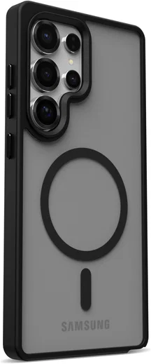 Samsung Galaxy S25 Ultra Hoesje met MagSafe / Qi2 Back Cover Matte Zwart afbeelding 18