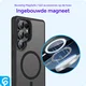Samsung Galaxy S25 Ultra Hoesje met MagSafe / Qi2 Back Cover Matte Zwart afbeelding 8