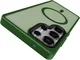 Samsung Galaxy S25 Ultra Hoesje met MagSafe / Qi2 Back Cover Matte Groen afbeelding 12