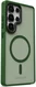 Samsung Galaxy S25 Ultra Hoesje met MagSafe / Qi2 Back Cover Matte Groen afbeelding 17