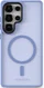 Samsung Galaxy S25 Ultra Hoesje met MagSafe / Qi2 Back Cover Matte Blauw afbeelding 4