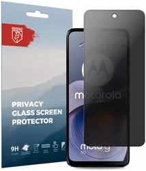 Rosso Motorola Moto G55 9H Tempered Glass Screen Protector Privacy afbeelding