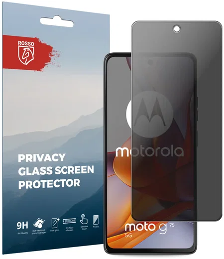 Rosso Motorola Moto G75 9H Tempered Glass Screen Protector Privacy afbeelding 1