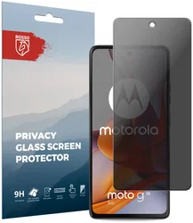 Rosso Motorola Moto G75 9H Tempered Glass Screen Protector Privacy afbeelding
