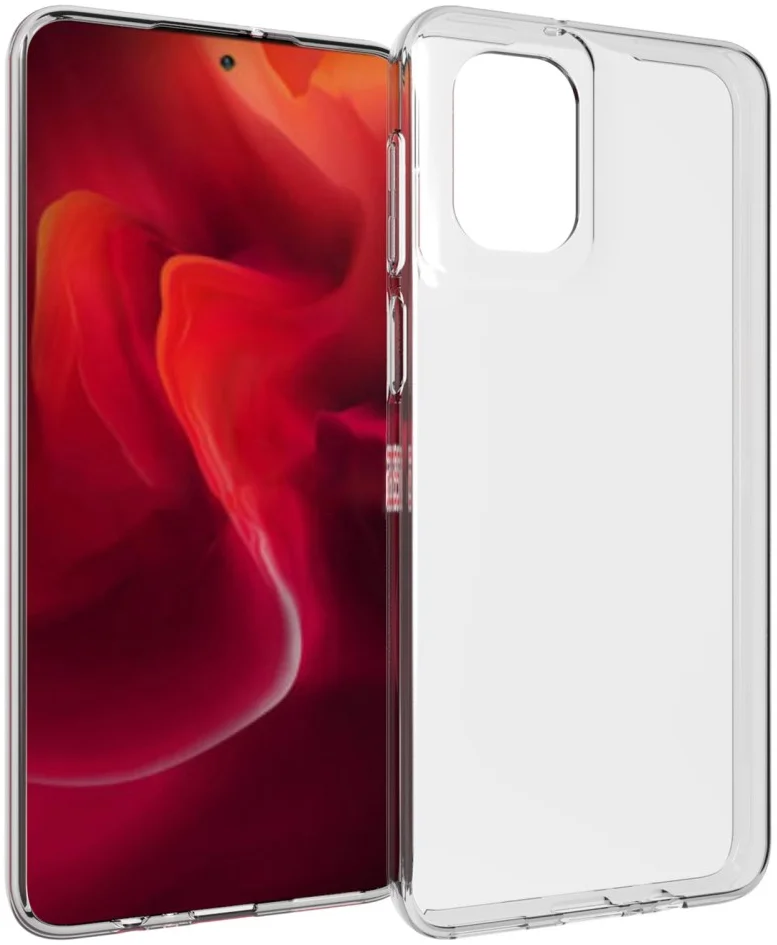 Motorola Moto G55 Hoesje Dun TPU Back Cover Transparant afbeelding 1