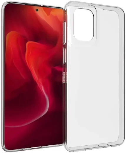 Motorola Moto G55 Hoesje Dun TPU Back Cover Transparant afbeelding 1