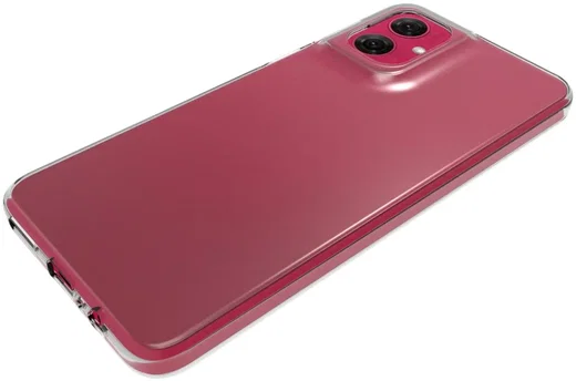 Motorola Moto G55 Hoesje Dun TPU Back Cover Transparant afbeelding 3